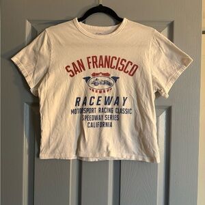 Abercrombie & Fitch Women’s White Graphic Tee